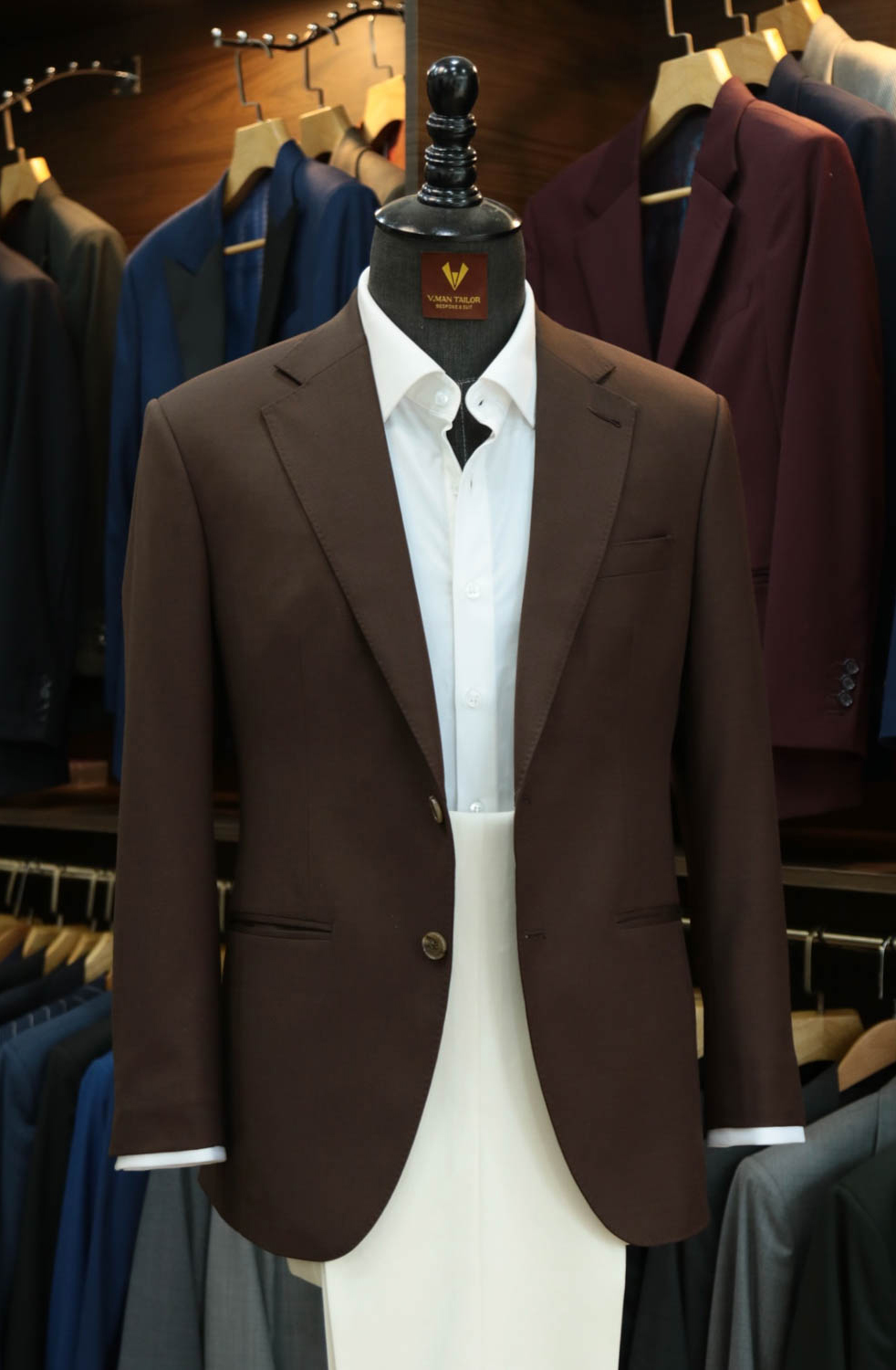 2-Piece Brown Suit