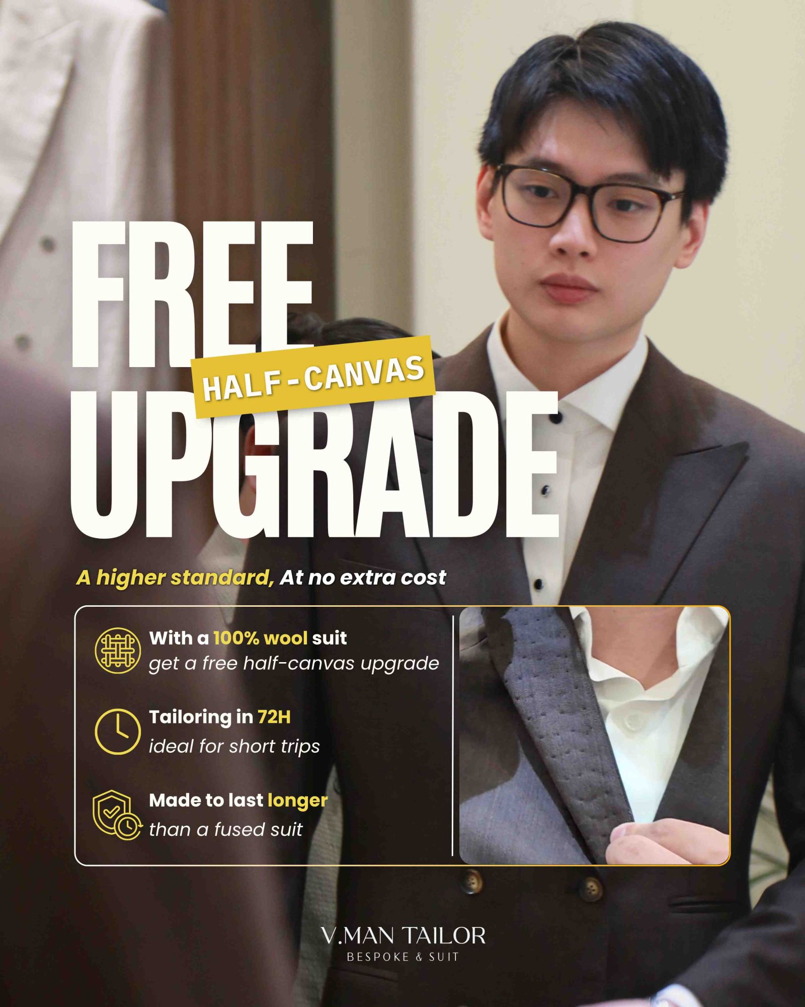 Half Canvas Upgrade V.Man Tailor